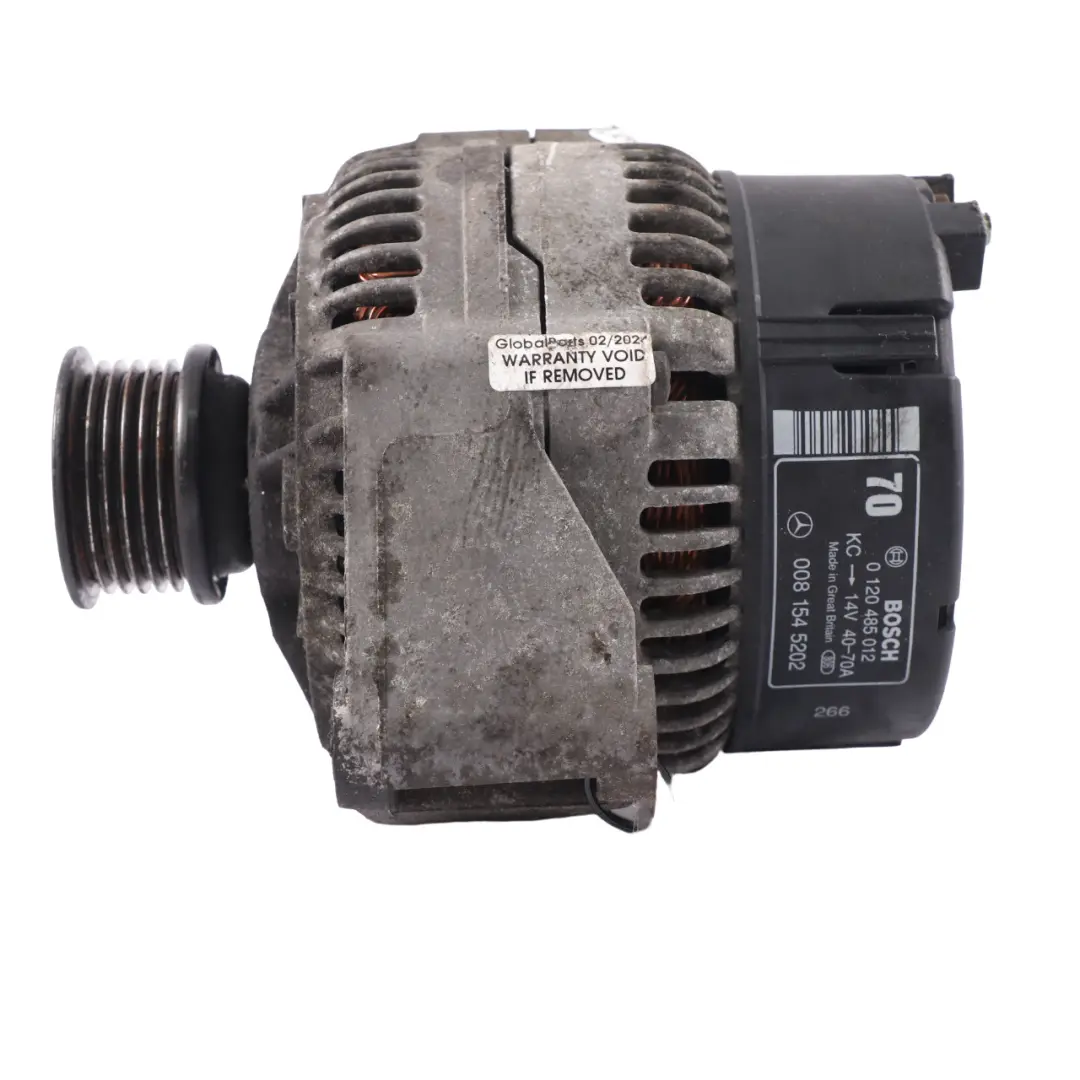 Mercedes W124 M103 Alternador Generador BOSCH 14V 70A A0131541002