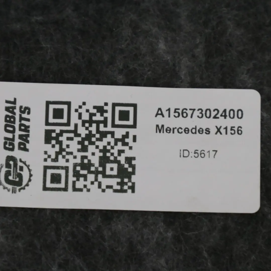 Mercedes X156 Tapa de la tarjeta puerta trasera derecha microfibra A1567302400