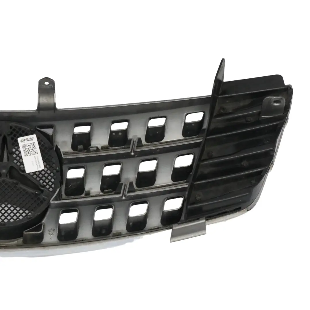 Mercedes ML W164 Przednia Atrapa Grill Zderzaka Srebrny Matt A1648801985