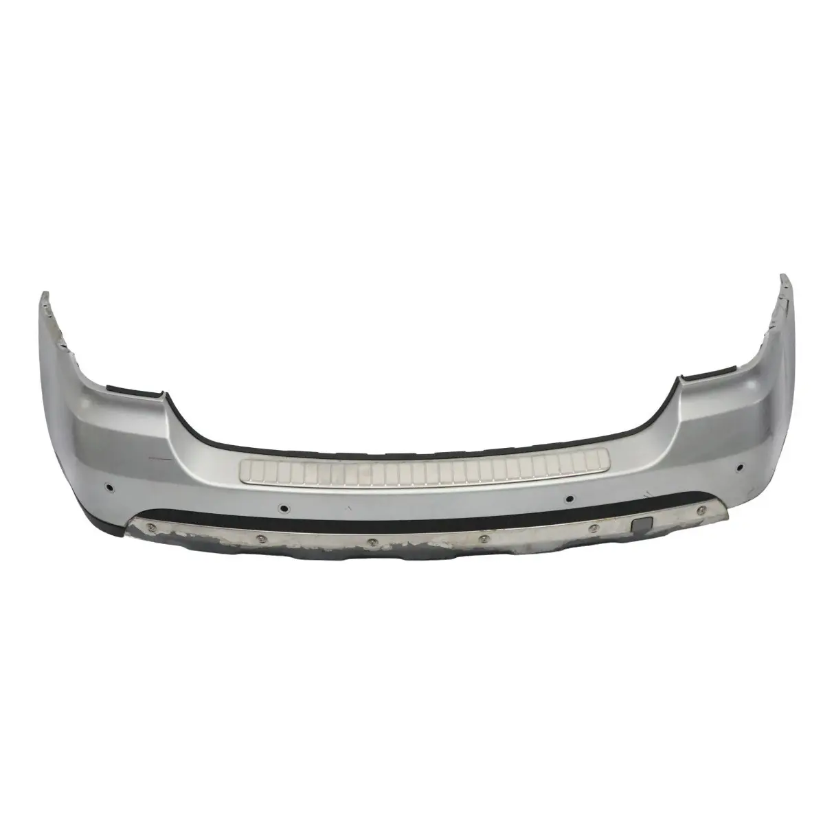 Mercedes ML W164 Rear Bumper PDC Holes Iridium Bright Silver Metallic - 775