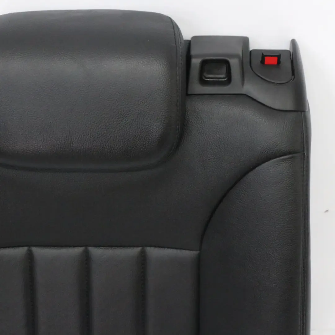 Mercedes W164 Asiento Respaldo Cojín Trasero Izquierdo Funda Negro A1649202737