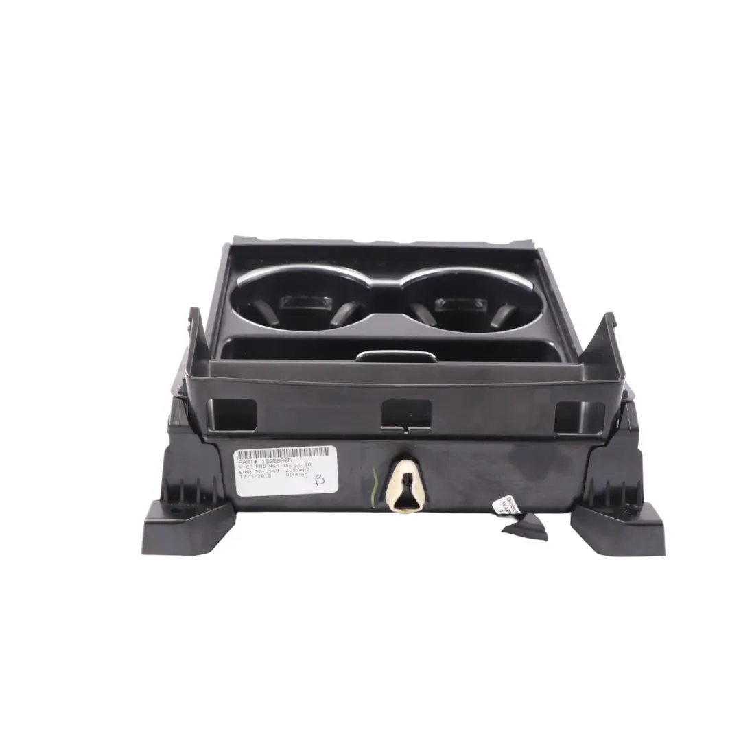 Mercedes C292 Centre Console Front Cup Holder Storage Black 12V A1666808902