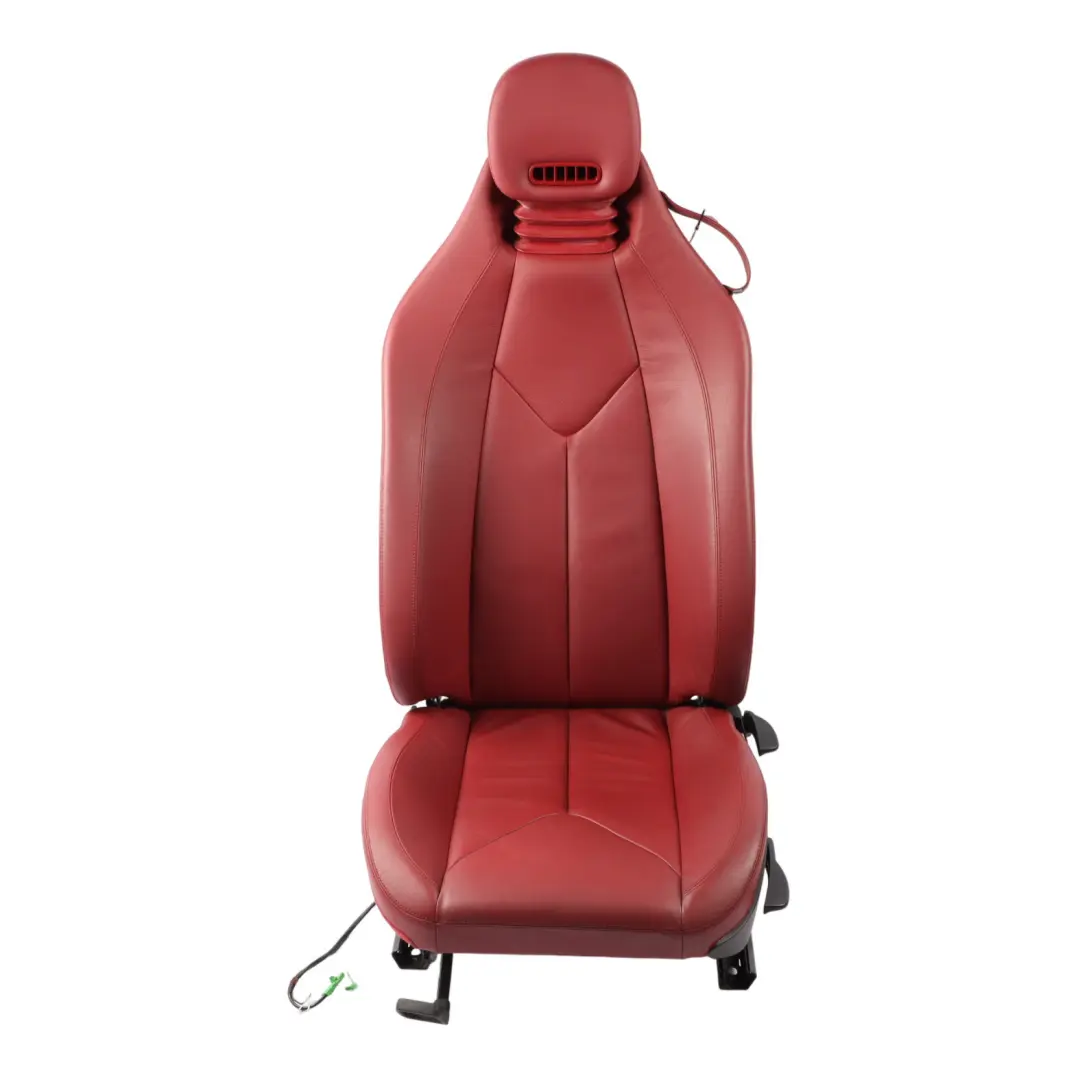 Front Seat Mercedes R171 Left N/S Heated Leather Nappa Semi-Aniline Red