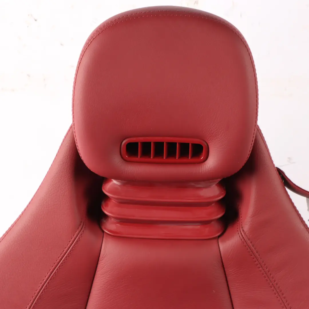 Front Seat Mercedes R171 Left N/S Heated Leather Nappa Semi-Aniline Red