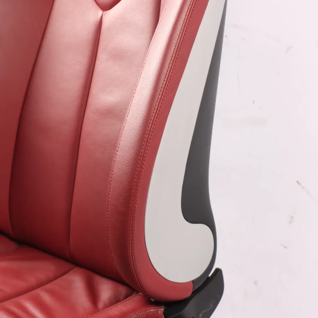 Front Seat Mercedes R171 Left N/S Heated Leather Nappa Semi-Aniline Red