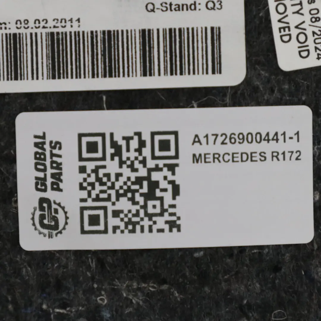 Mercedes SLK R172 Koffer Raum Teppich Kleidung Rechts Boden Matte A1726900441