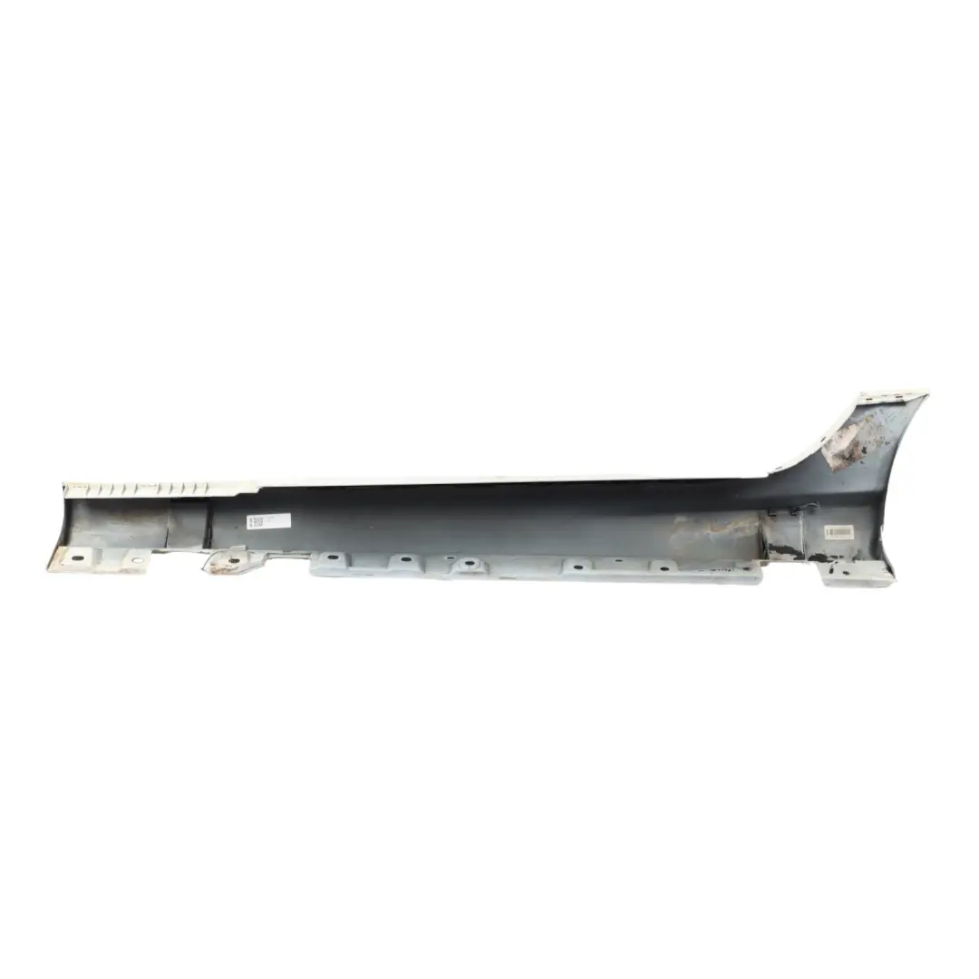 Mercedes R172 Door Sill Side Cover AMG Skirt Right O/S Calcite White - 650