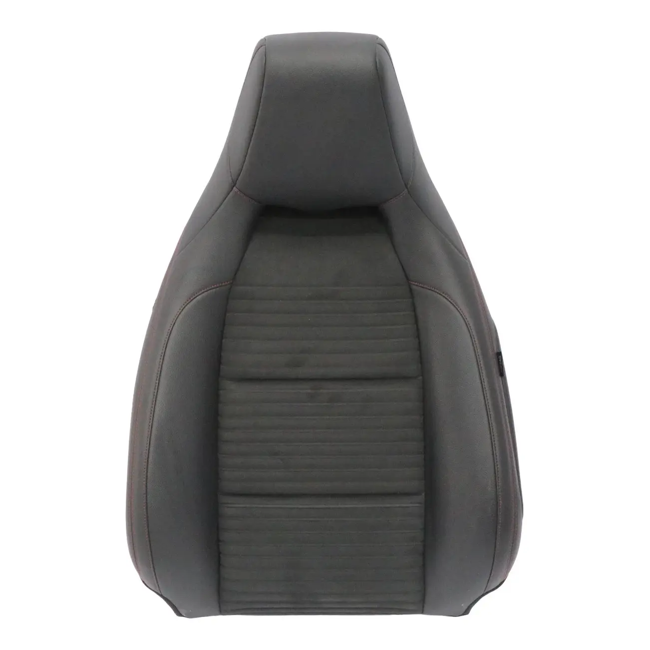 Mercedes W176 Front Seat Sport Left N/S Fabric Leather Black Red Threads