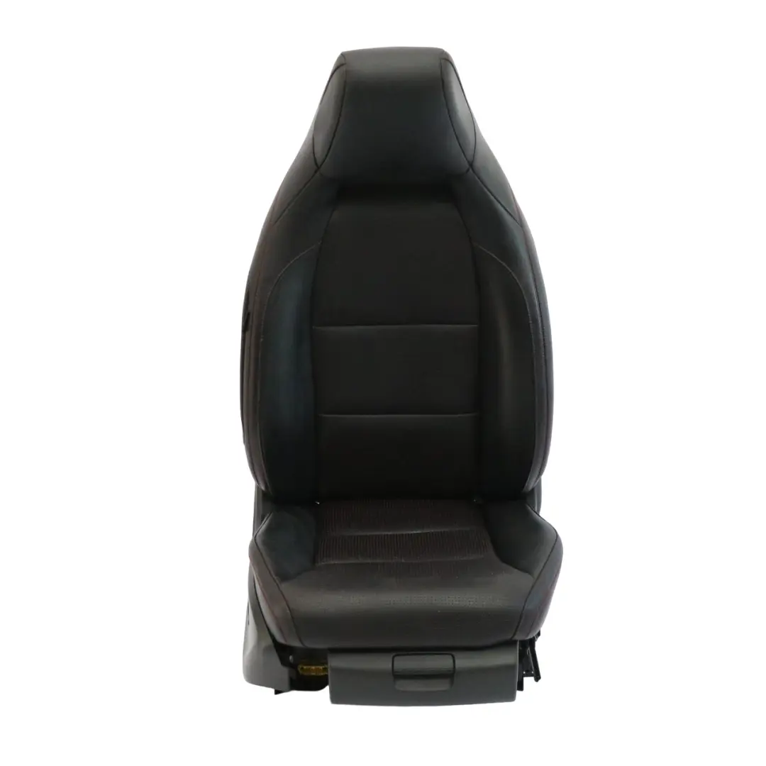 Mercedes X156 Front Right O/S Seat Heated Leather Microfibre Black Interior 