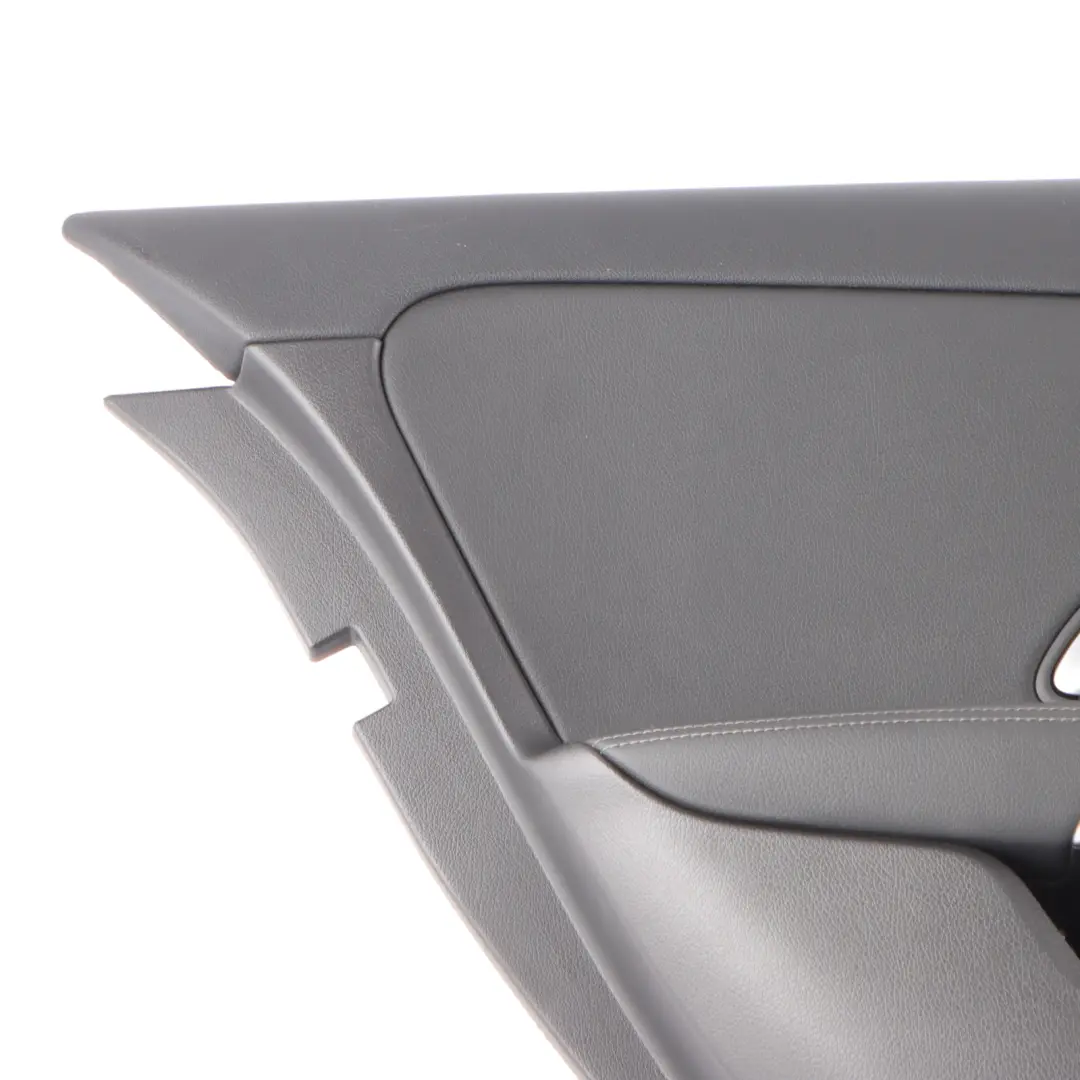 Mercedes W177 Door Card Cover Rear Left N/S Trim Panel Black Leather A1777301102