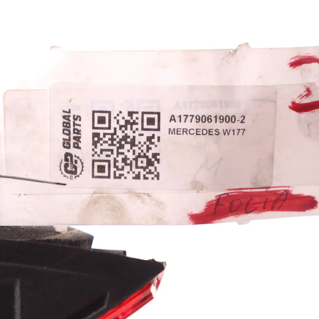 Mercedes W177 Rear Light Trunk Tailgate Left N/S Inner Tail Lamp A1779061900