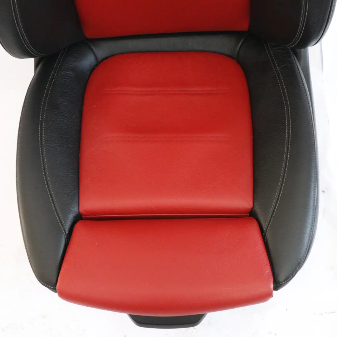 Mercedes C118 W177 Front Left N/S Seat Heated Interior Leather Black Red Memory