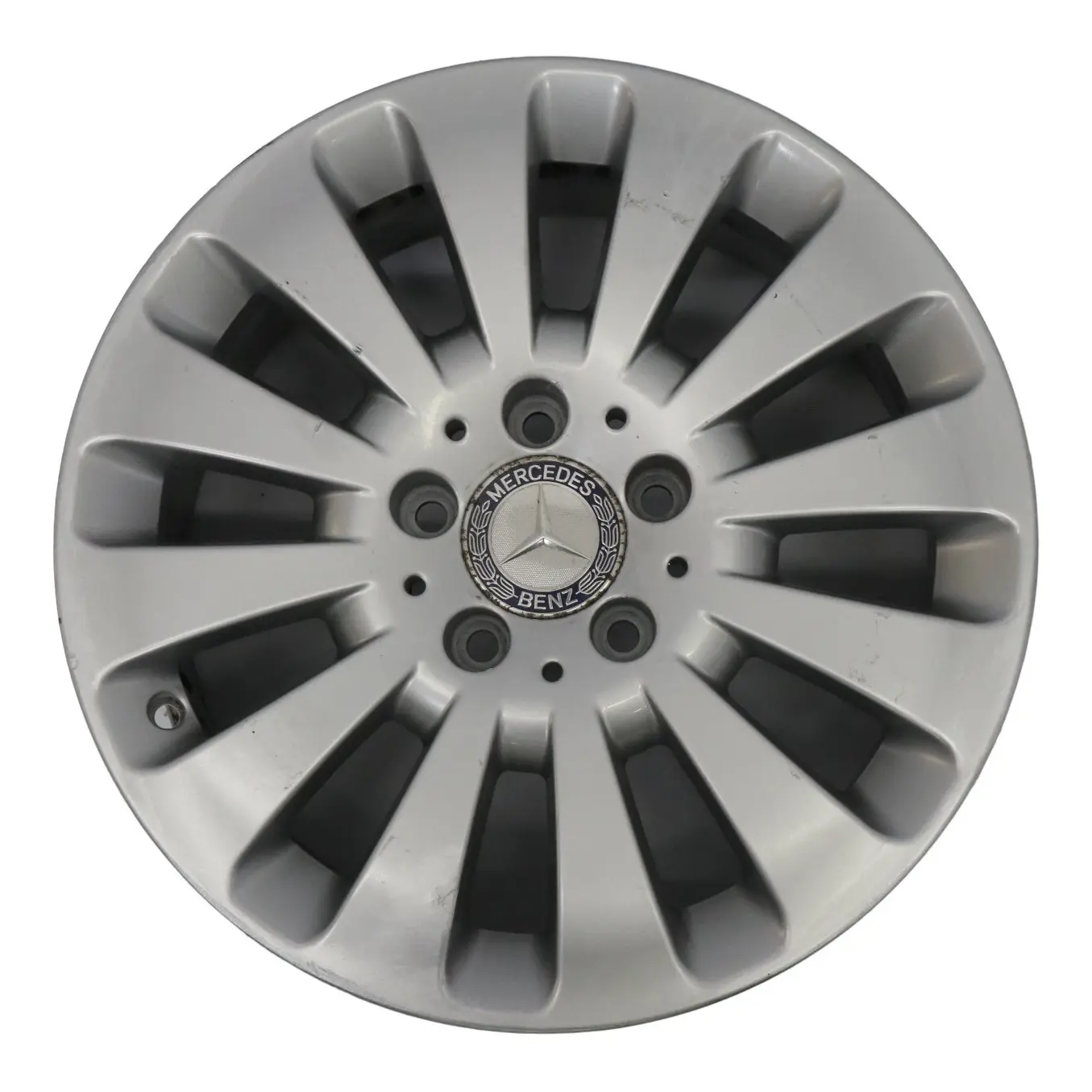 Mercedes W204 Silver Alloy Wheel Rim 12 Hole Disc 16" 7J ET:43 A2044010602