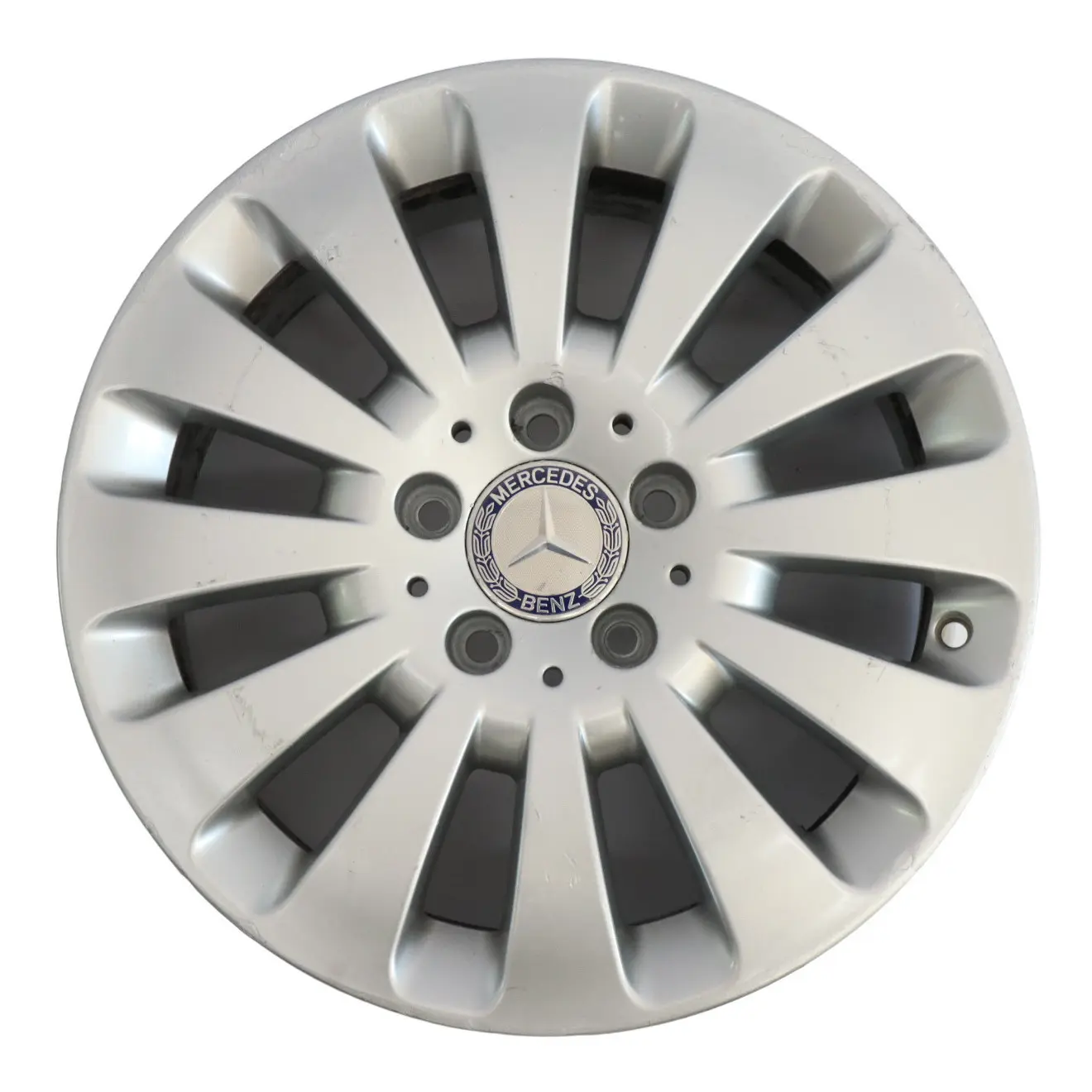 Mercedes W204 jante alliage argent disque 12 trous 16" 7J ET:43 A2044010602