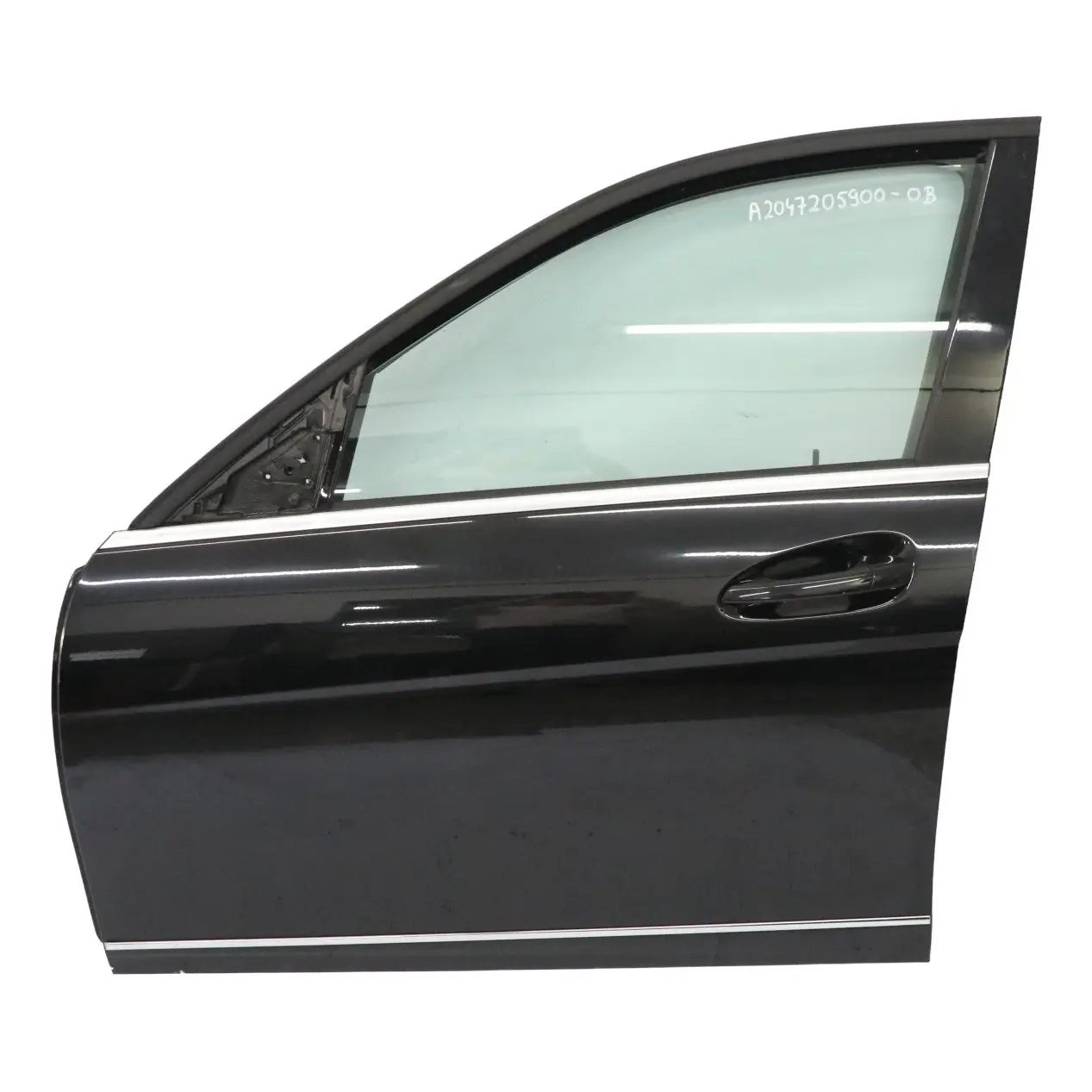 Mercedes W204 Door Front Left N/S Obsidian Black Metallic - 197