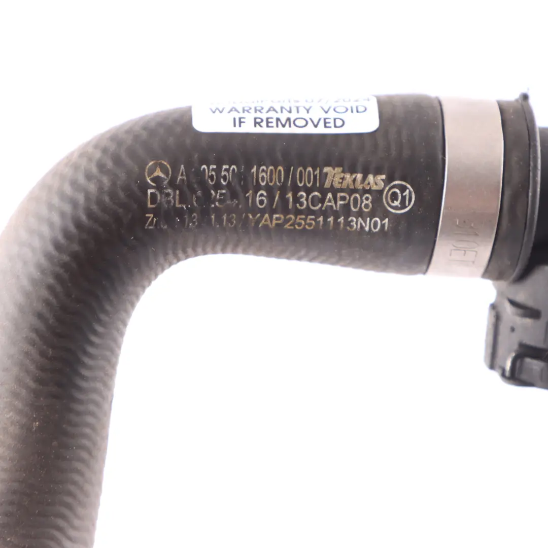 Mercedes W205 Water Hose Radiator Coolant Cooling Pipe Line Petrol A2055011600