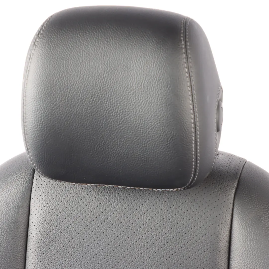 Mercedes W205 Front Seat Left N/S Heated Interior Imitation Leather Black