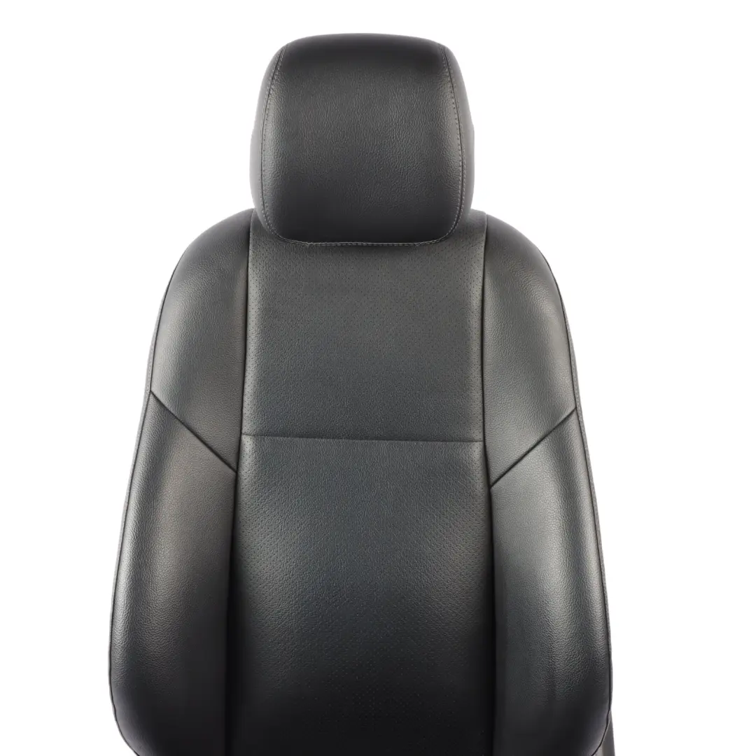 Mercedes W205 Front Seat Left N/S Heated Interior Imitation Leather Black