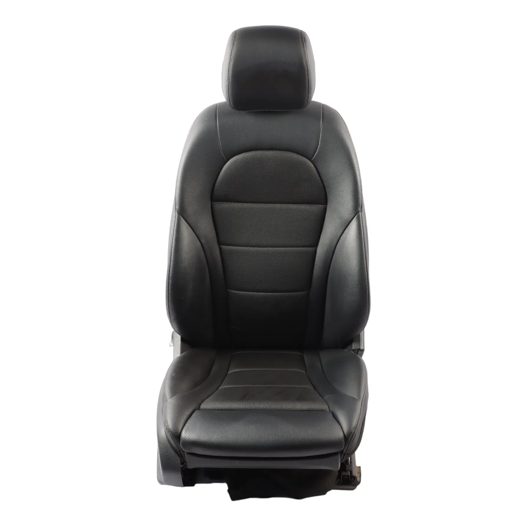 Mercedes W205 Asiento Delantero Derecho Cuero Negro Calefaccionado Memoria