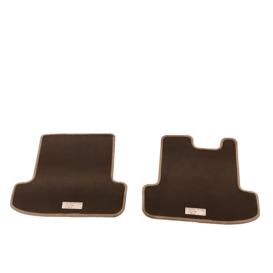 Mercedes W207 Floor Mats Set Interior Front Rear Cover Beige A2076840903