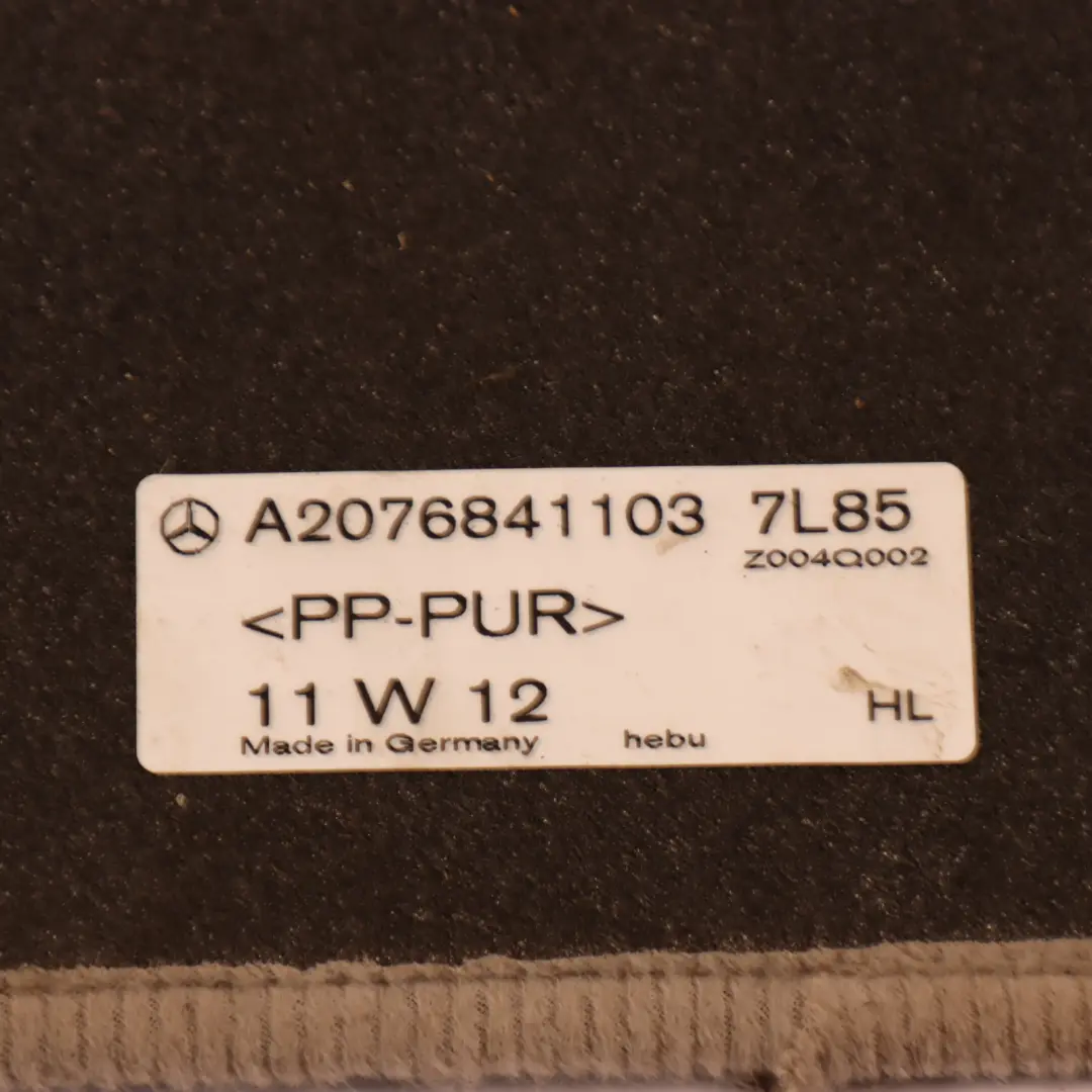 Mercedes W207 Floor Mats Set Interior Front Rear Cover Beige A2076840903