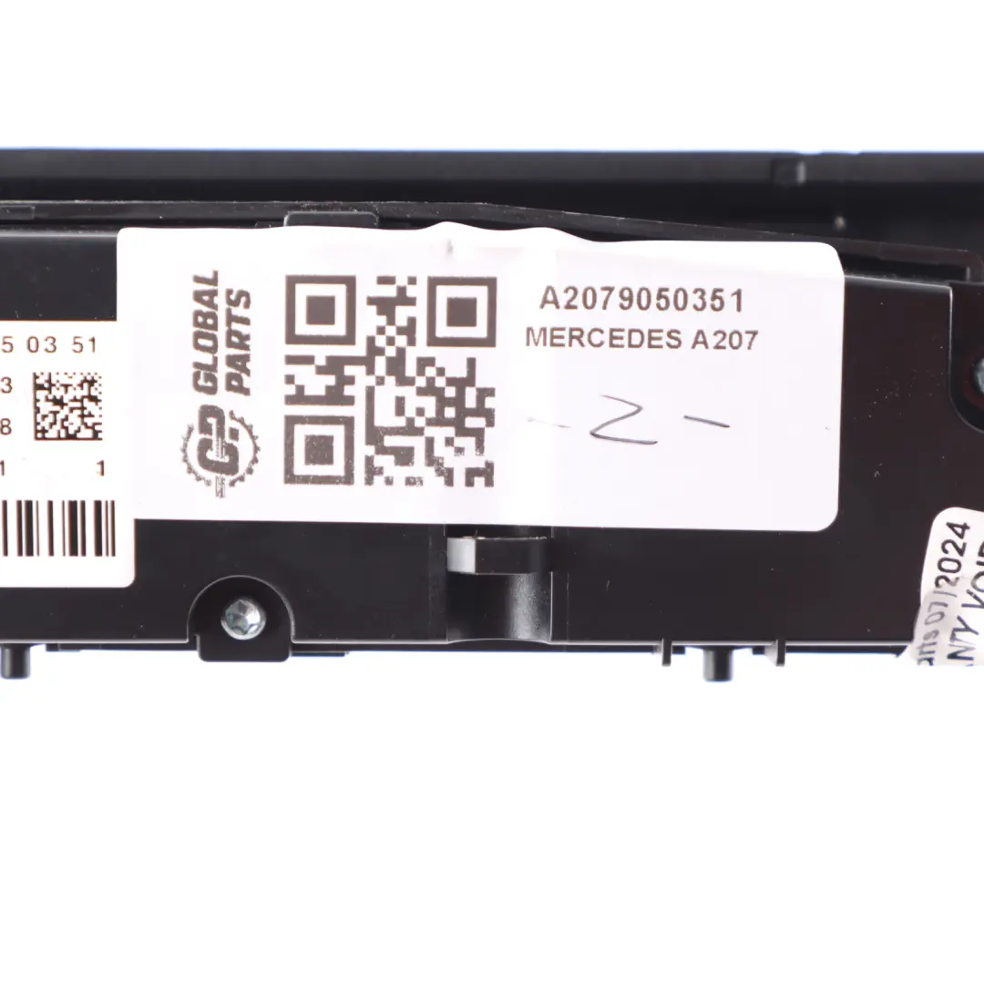 Mercedes A207 Convertible Switch Button Control Seat Heater ECO PDC A2079050351