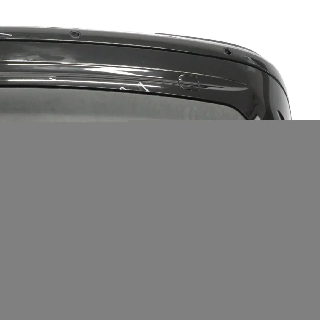 Mercedes W209 Rear Bumper Trim Panel Covering Obsidian Black Metallic - 197