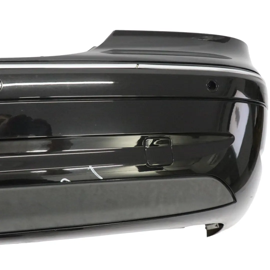 Mercedes W209 Rear Bumper Trim Panel Covering Obsidian Black Metallic - 197