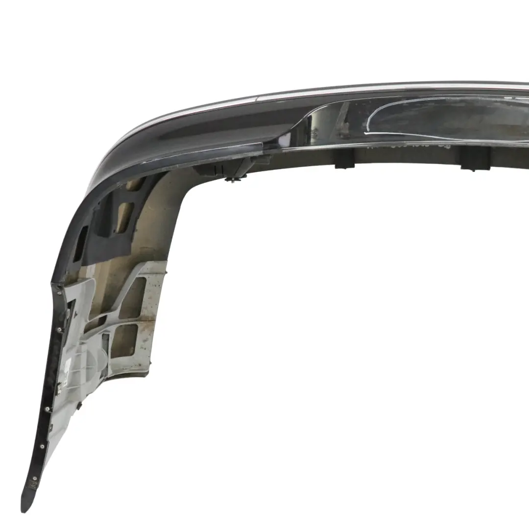 Mercedes W209 Rear Bumper Trim Panel Covering Obsidian Black Metallic - 197