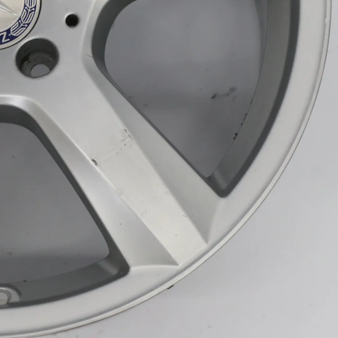 Mercedes W218 Silver Wheel Alloy Rim 18" 8,5J ET:34 5-Spoke A2184010102 