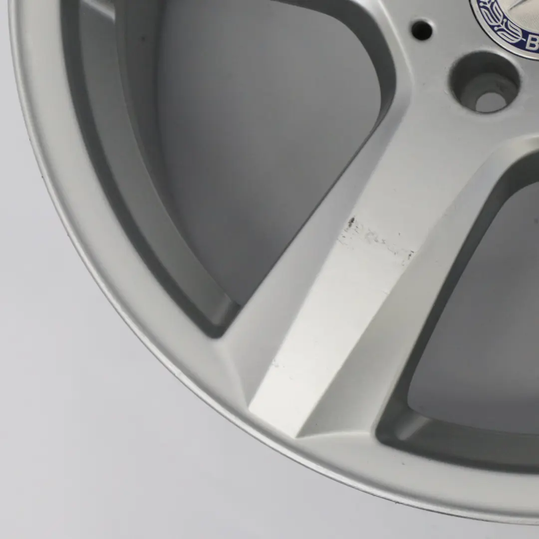 Mercedes W218 Silver Wheel Alloy Rim 18" 8,5J ET:34 5-Spoke A2184010102 
