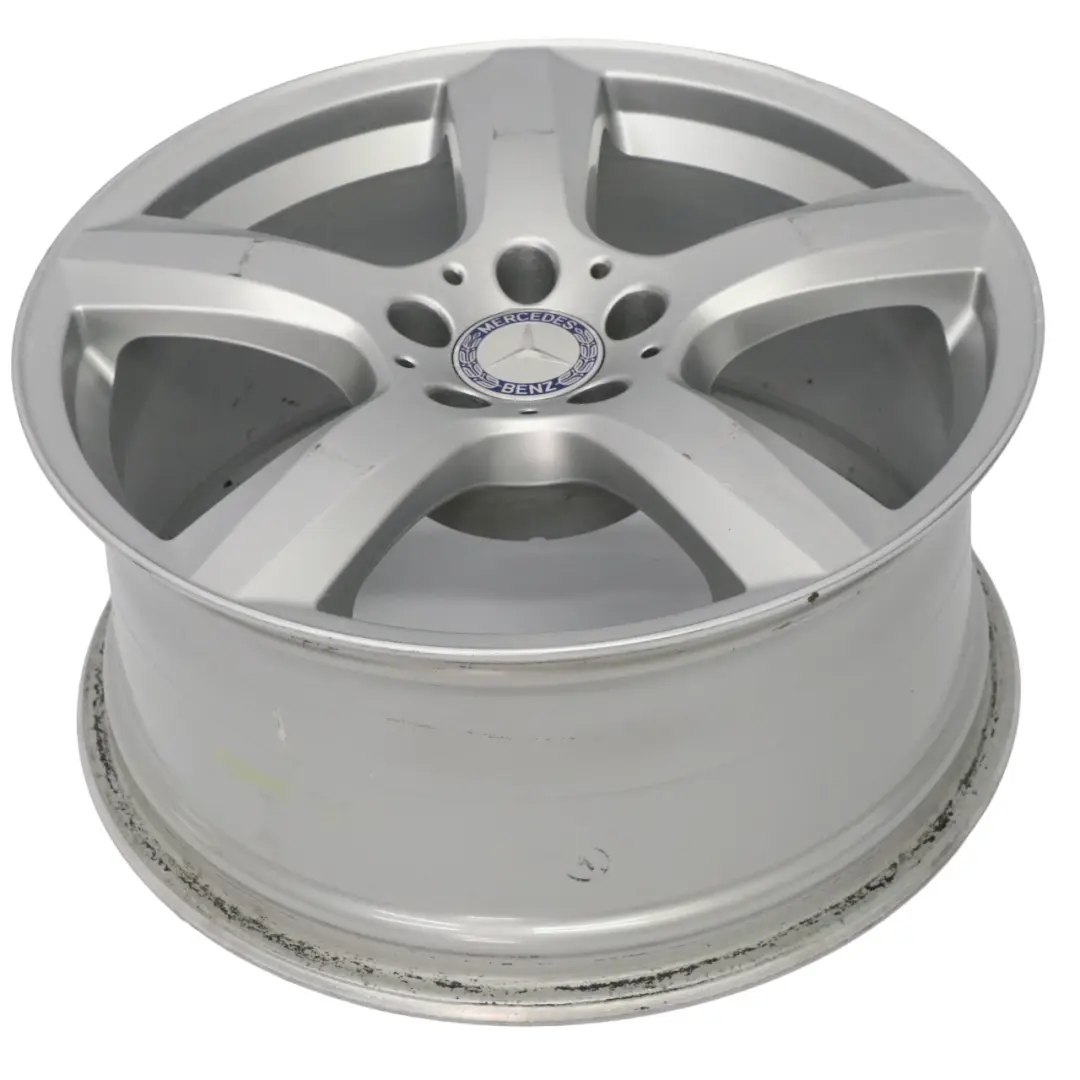 Mercedes W218 Silver Wheel Alloy Rim 18" 8,5J ET:34 5-Spoke A2184010102 