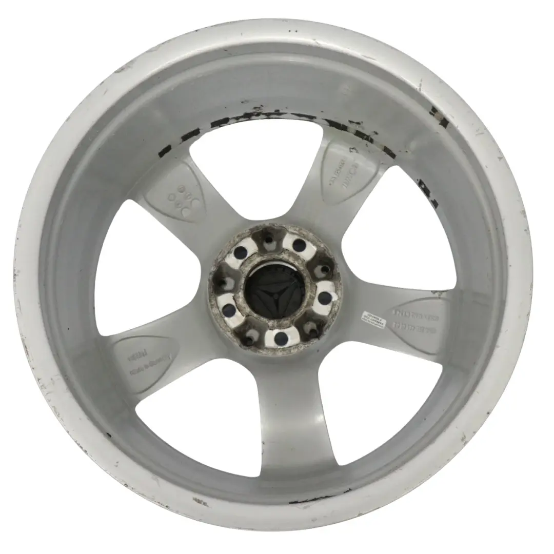Mercedes W218 Silver Wheel Alloy Rim 18" 8,5J ET:34 5-Spoke A2184010102 
