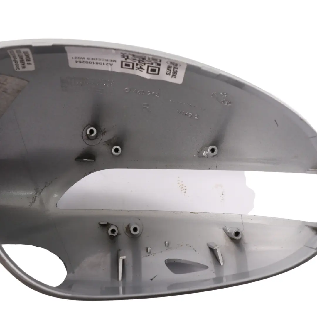 Mercedes W221 Wing Espejo Derecho Tapa Plata Iridium - 775 A2198100264