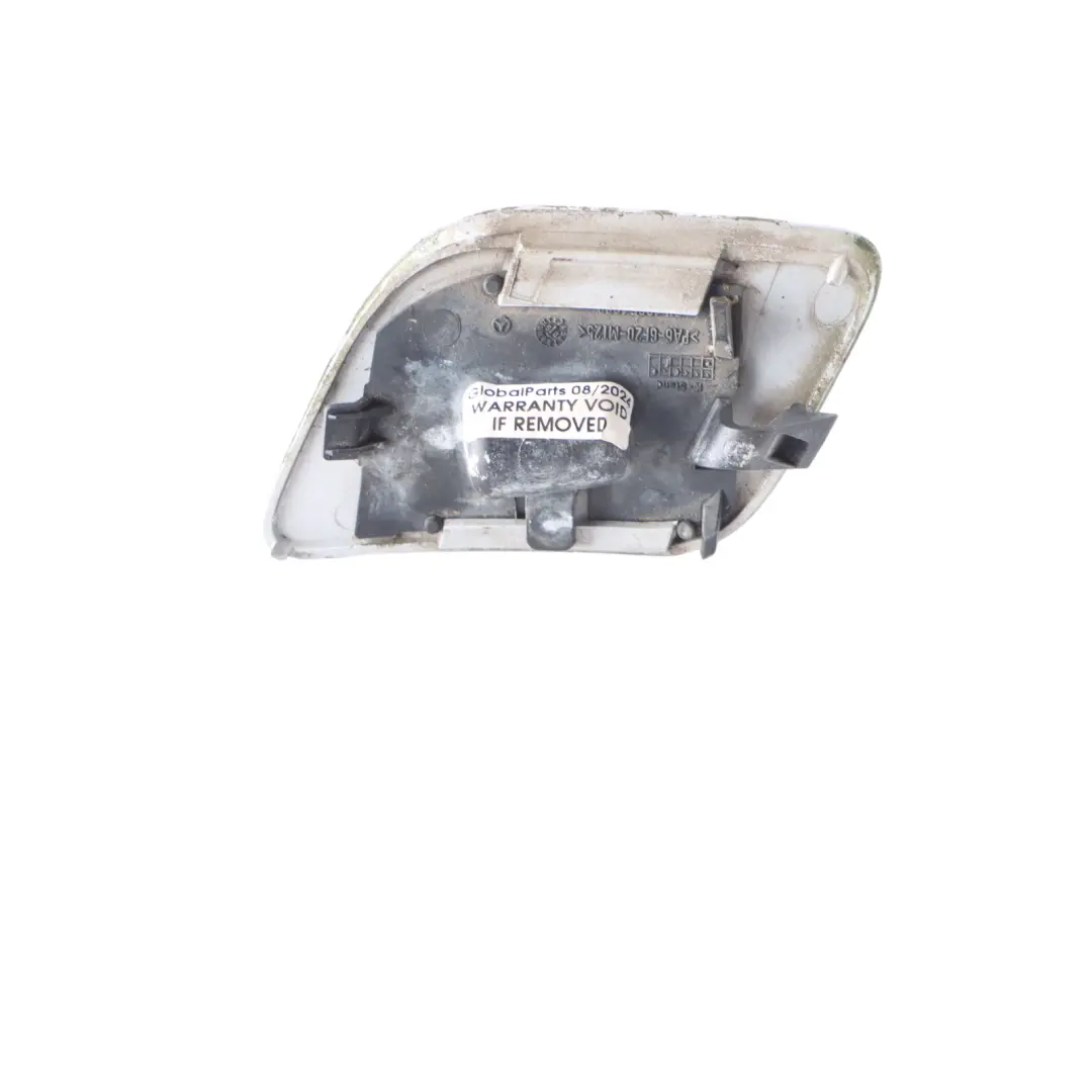 Mercedes C219 Bumper Headlight Washer Cover Cap Right O/S Iridium Silver - 775