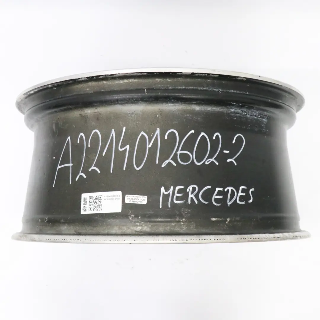 Llanta de aleación plateada Mercedes W221 AMG 19" 8,5J ET:43 A2214012602