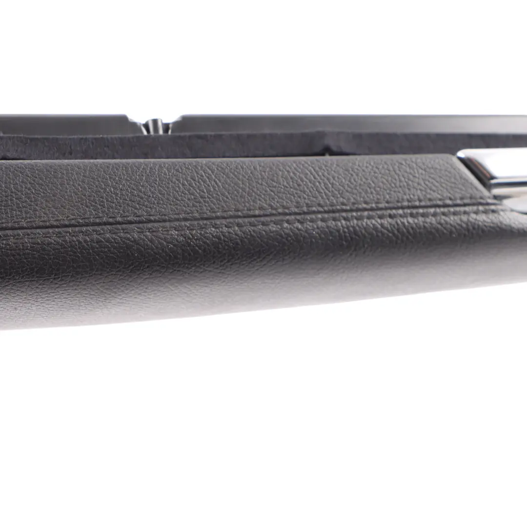 Mercedes W221 Front Door Arm Rest Right O/S Holder Leather Black A2217201295