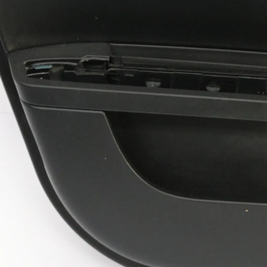 Mercedes W221 Door Card Cover Front Left N/S Trim Panel Black Leather