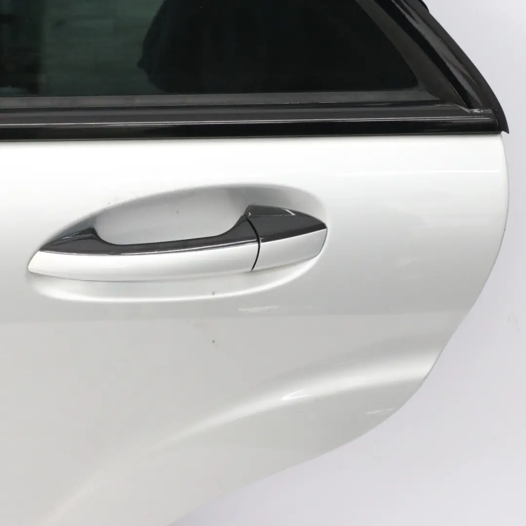 Mercedes W221 Rear Left Door N/S Door Covering Iridium Silver Metallic - 775