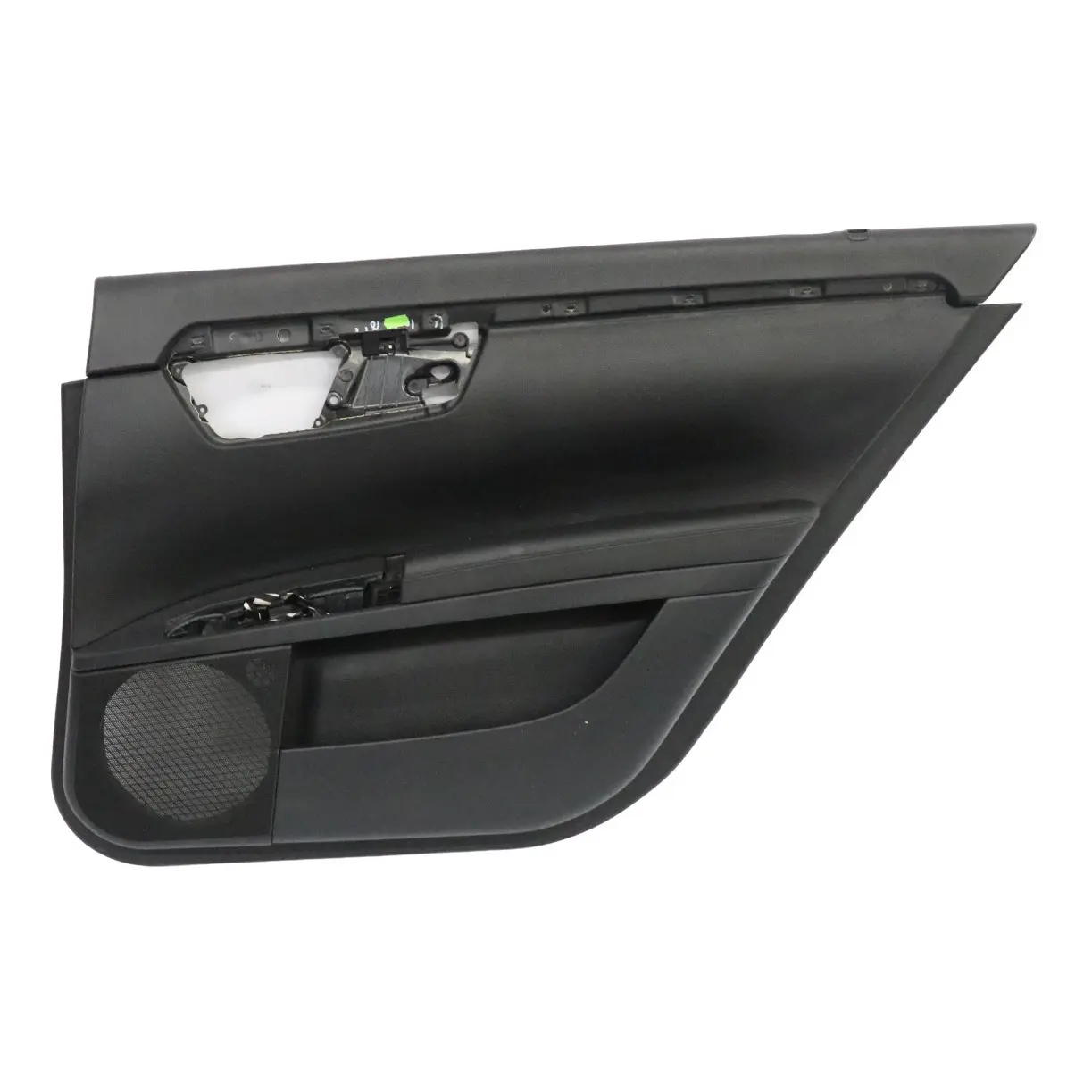 Mercedes W221 Door Card Cover Rear Right O/S Trim Panel Black Leather Nappa