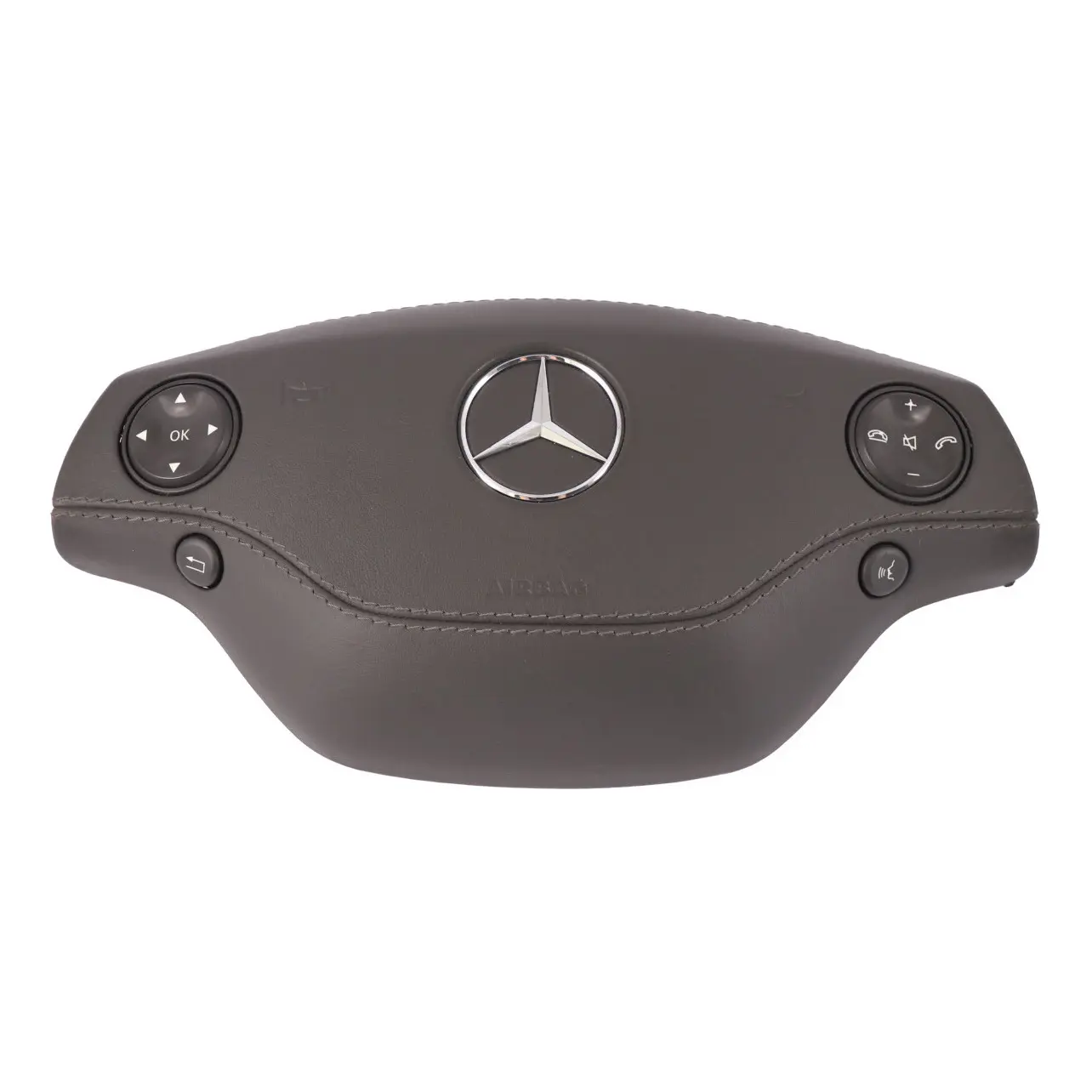 Mercedes W221 S500 Poduszka AirBag Kierownicy Skórzanna Dark Basalt grey