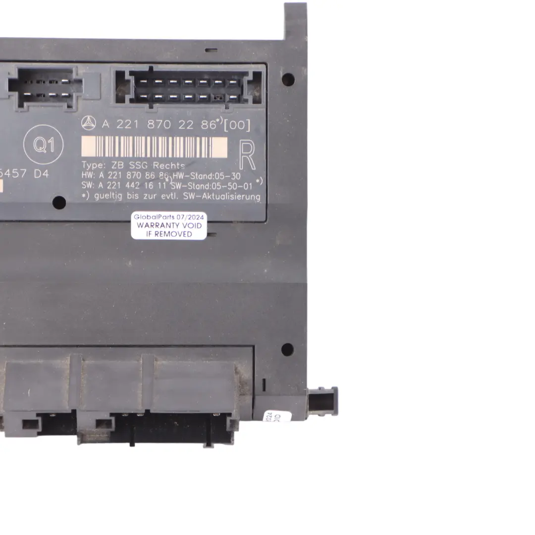 Mercedes W221 Moduł Sterownik Ogrzewania Siedzenia Przód ECU A2218702286