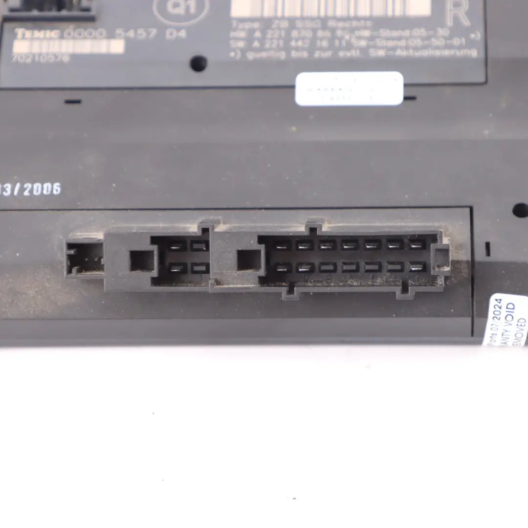Mercedes W221 Moduł Sterownik Ogrzewania Siedzenia Przód ECU A2218702286