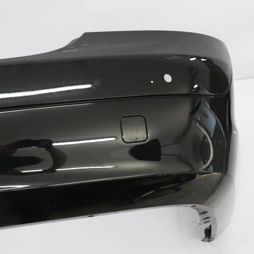 Mercedes W221 Rear Bumper Trim Panel Cover Obsidian Black Metallic - 197