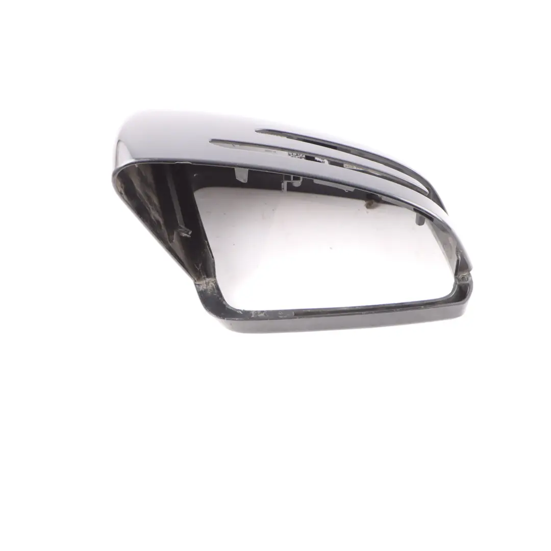 Mercedes W176 Wing Mirror Cover Cap Door Left N/S Housing Night Black - 696