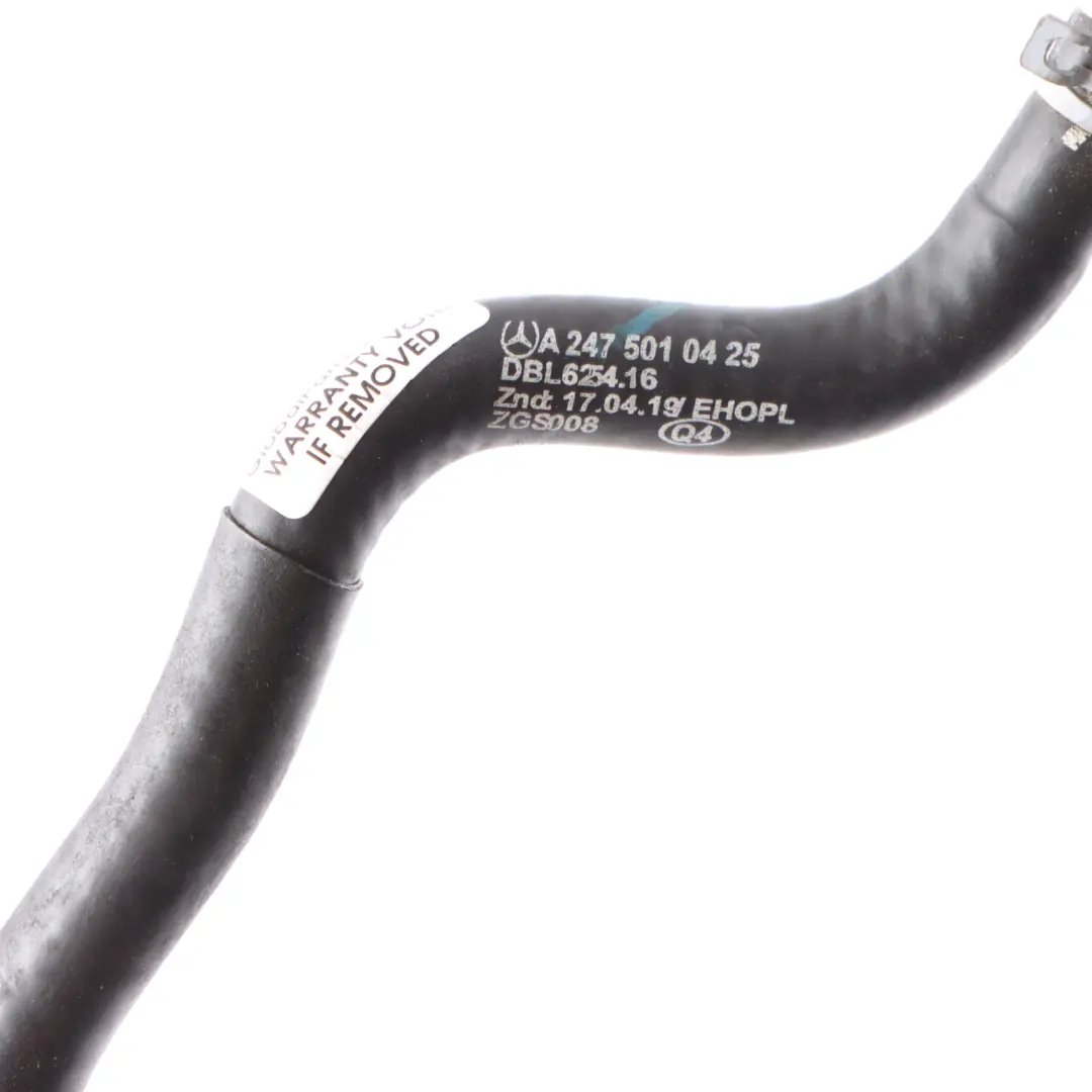 Bleed Line Mercedes W118 W177 W247 Coolant Expansion Tank Hose A2475010425