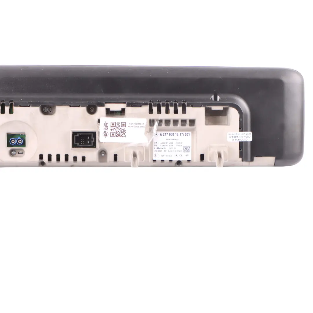 Mercedes W177 Instrument Cluster Navi Sat Display Screen Multimedia A2479001617