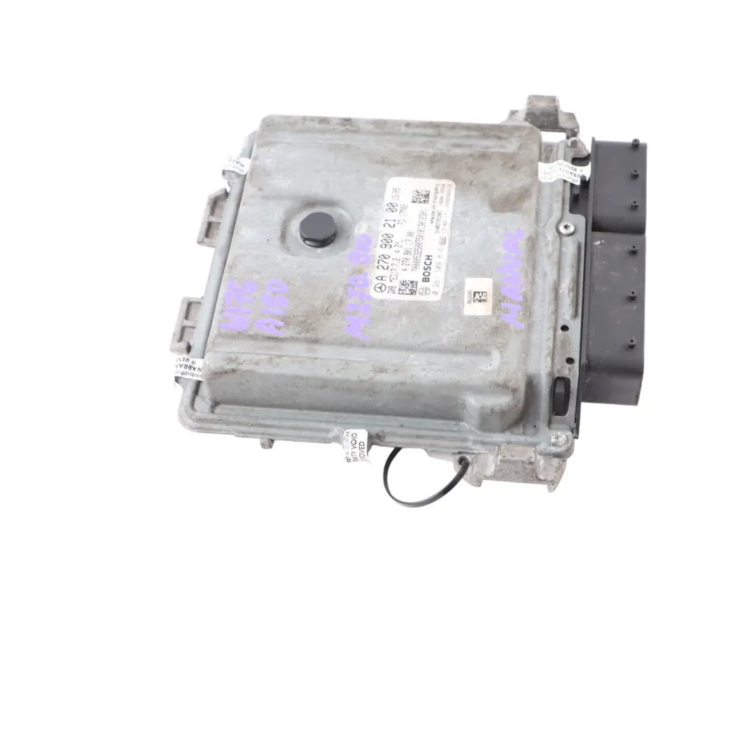 Mercedes W176 A160 W246 B160 270.910 102HP Engine ECU Unit A2709002100 Manual