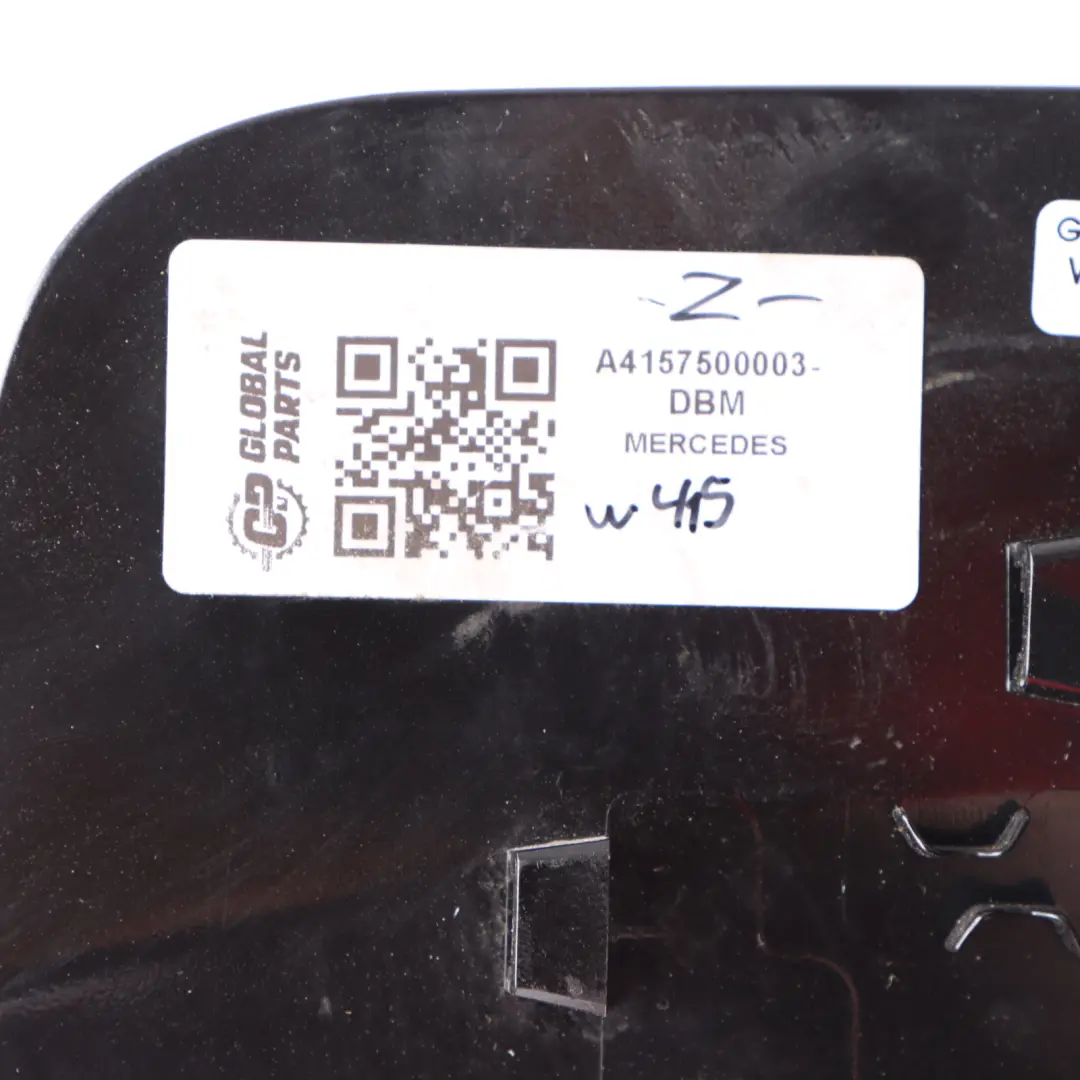 Mercedes W415 Fuel Fill In Filler Flap Cover Cap Dravite Black - 398 A4157500003