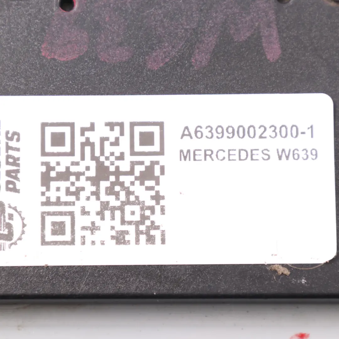 Mercedes W639 Techo Luz Interior Delantero Panel Interruptor Gris A6398201401